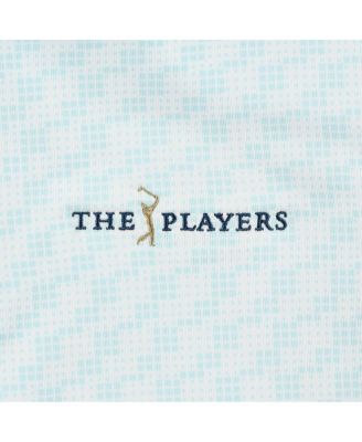 Men's Light Blue THE PLAYERS Drive Clubhouse Grid Polo Shirt