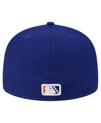 Men's&nbsp;White/Orange Durham Bulls Authentic Collection 59FIFTY Hat