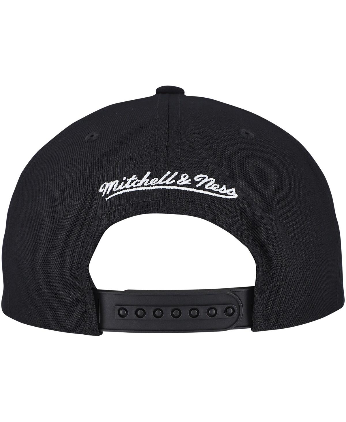 Mitchell & Ness Men's Black Chicago White Sox Double Up Snapback Hat In Black