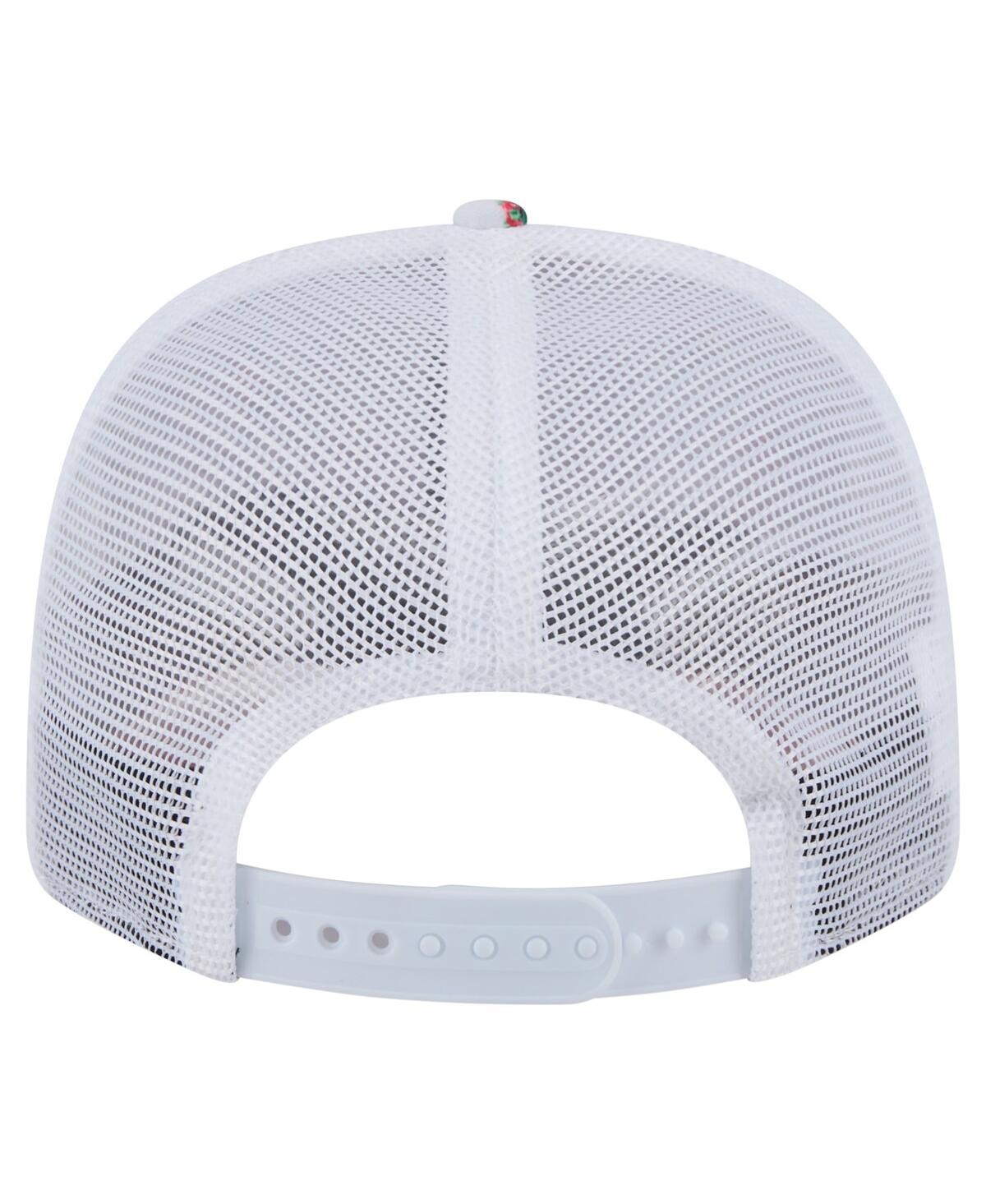 New Era Men's White San Francisco 49ers Adventure Flamingo Pattern 9seventy Stretch-snap Hat In White