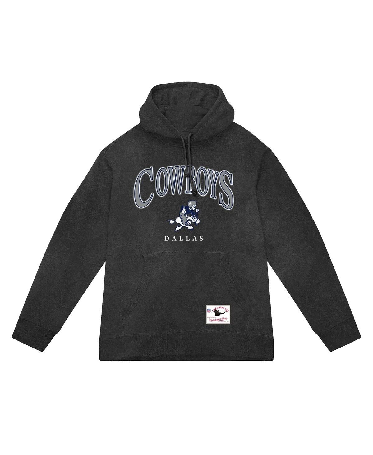 Mitchell & Ness Gray Dallas Cowboys Slot Pullover Hoodie In Gray
