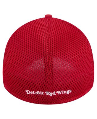 Men's Red Detroit Red Wings Linear Featherweight 39THIRTY Flex Hat