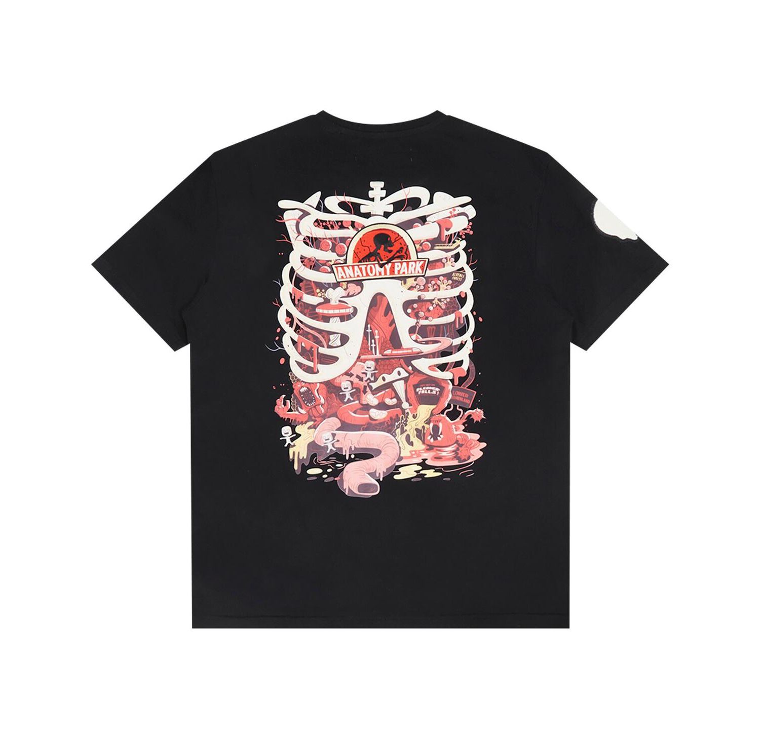 Men's Black Rick And Morty Anatomy Park T-Shirt