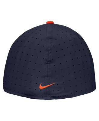 Men's Navy Illinois Fighting Illini On-Field True Performance Baseball Fitted Hat