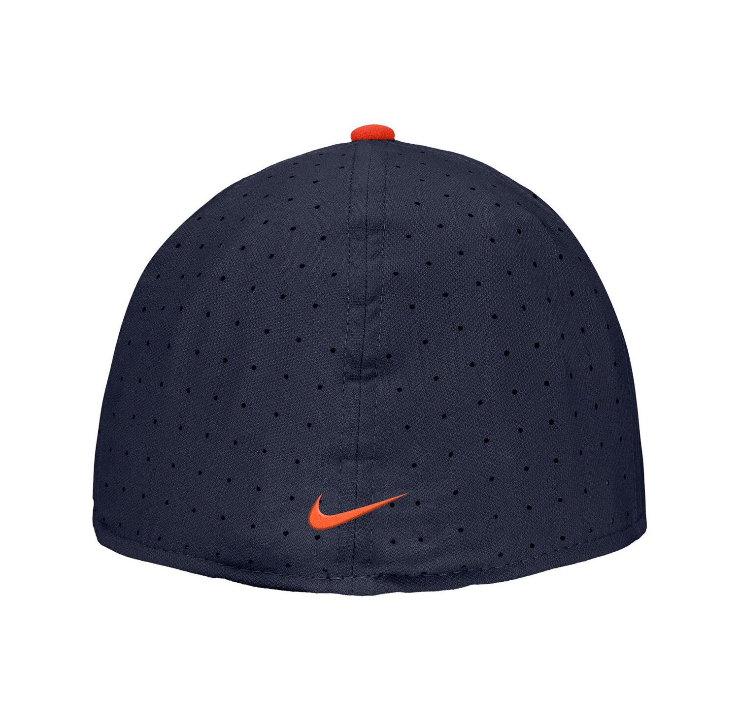 Men's Navy Illinois Fighting Illini On-Field True Performance Baseball Fitted Hat