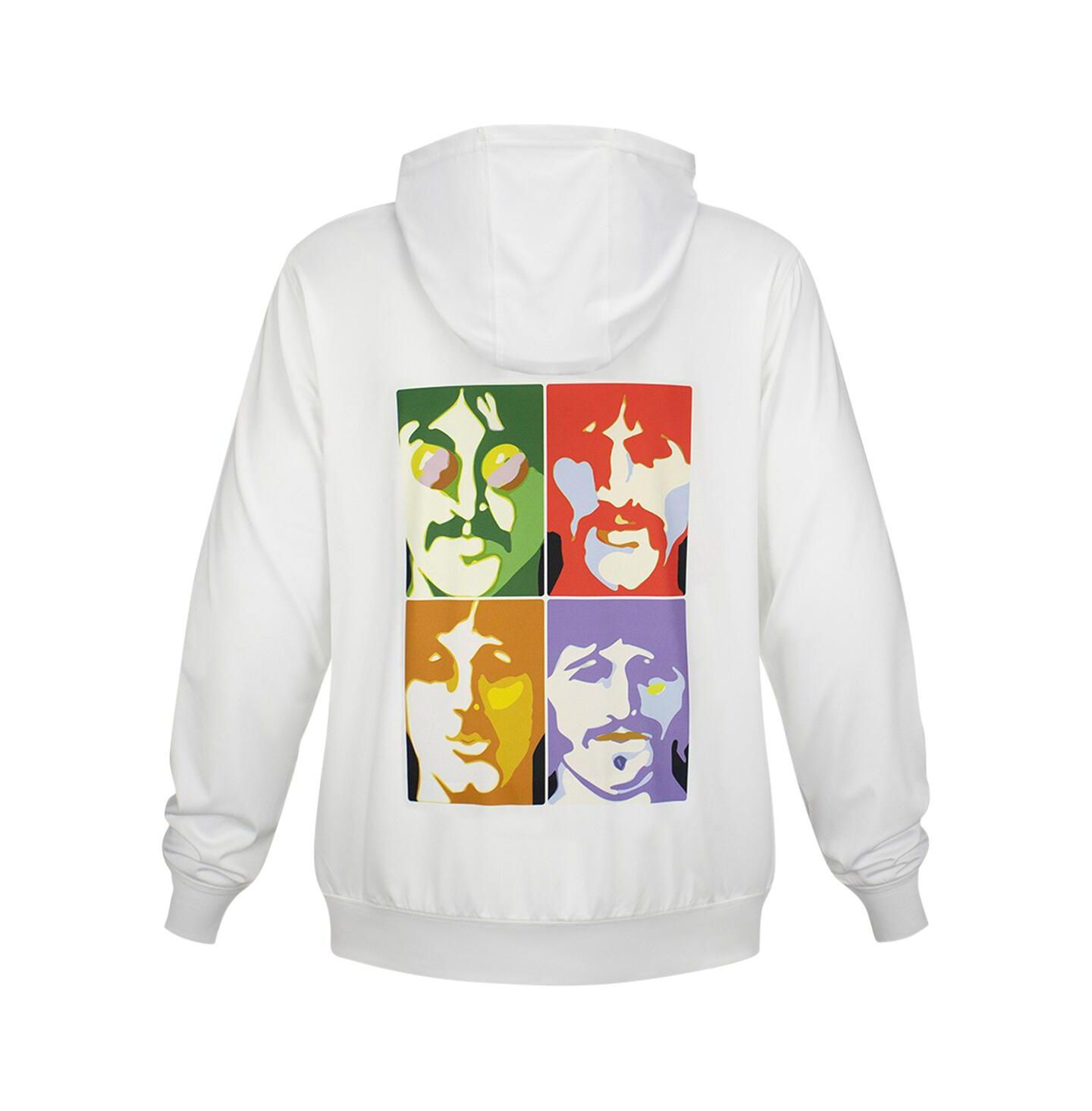 Худи Section 119 White The Beatles Logo and Faces UPF 50 Pullover — фото 2
