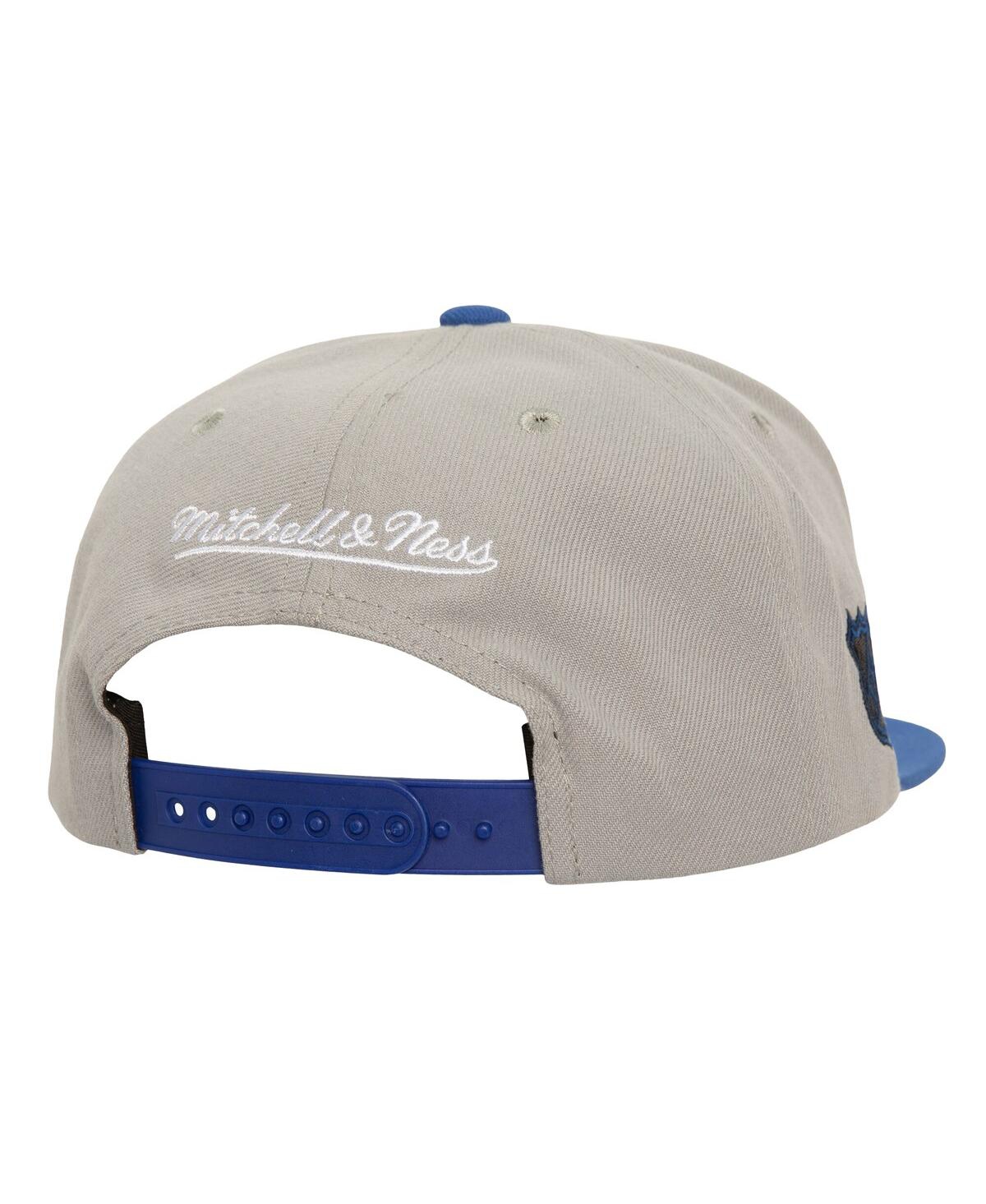 Mitchell & Ness Men's Gray Tampa Bay Lightning Soul Triple Up Snapback Hat In Gray