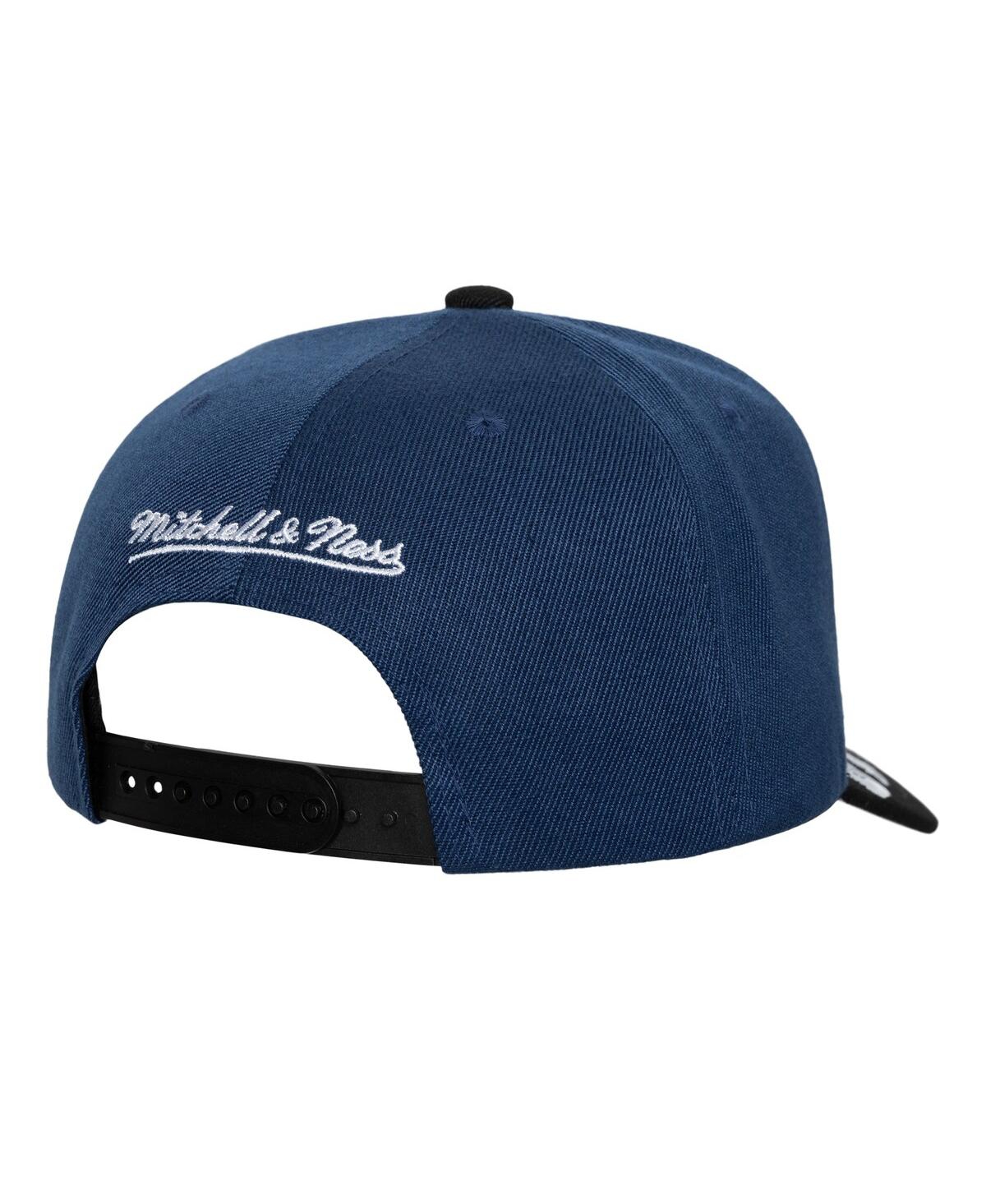 Mitchell & Ness Men's Navy/black Houston Rockets Under Arch Two-tone Pro Crown Snapback Hat In Navy,black