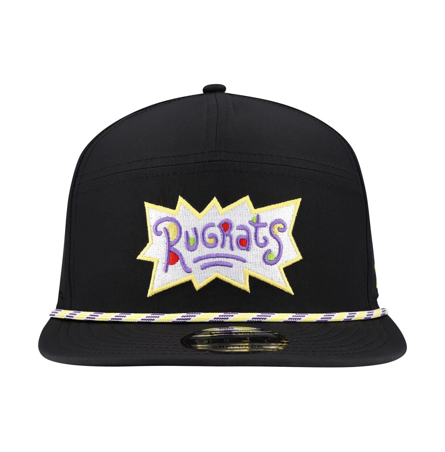 Мужская кепка New Era Black Rugrats Rope Trucker 9FIFTY Snapback Hat — фото 4