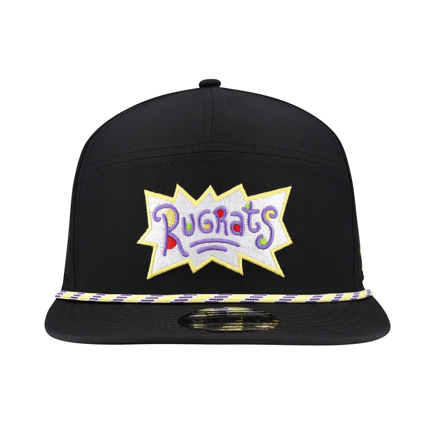 Men's Black Rugrats Rope Trucker 9FIFTY Snapback Hat