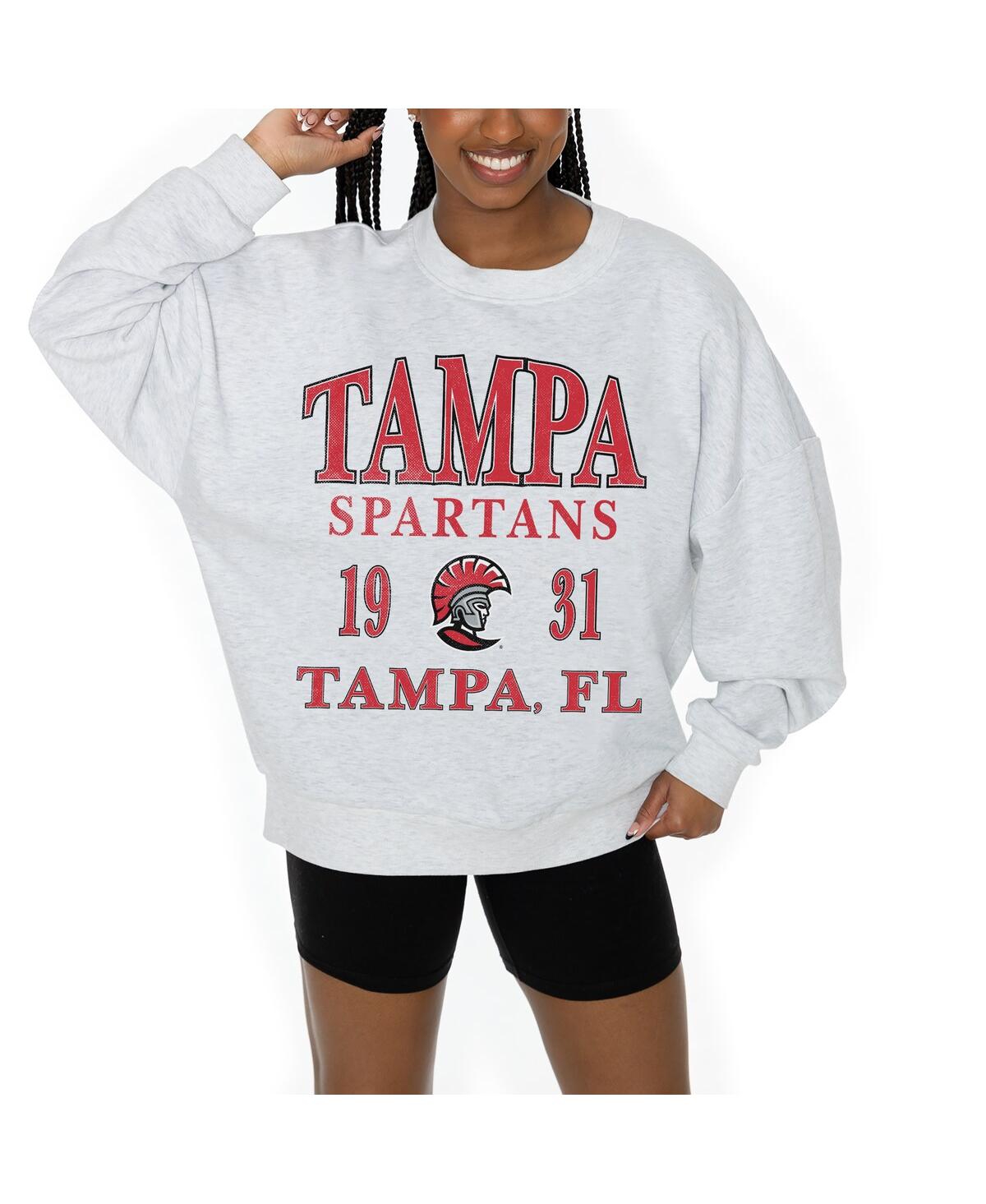 Gameday Couture Women's White Tampa Spartans Premium Fleece Pullover Sweatshirt In White