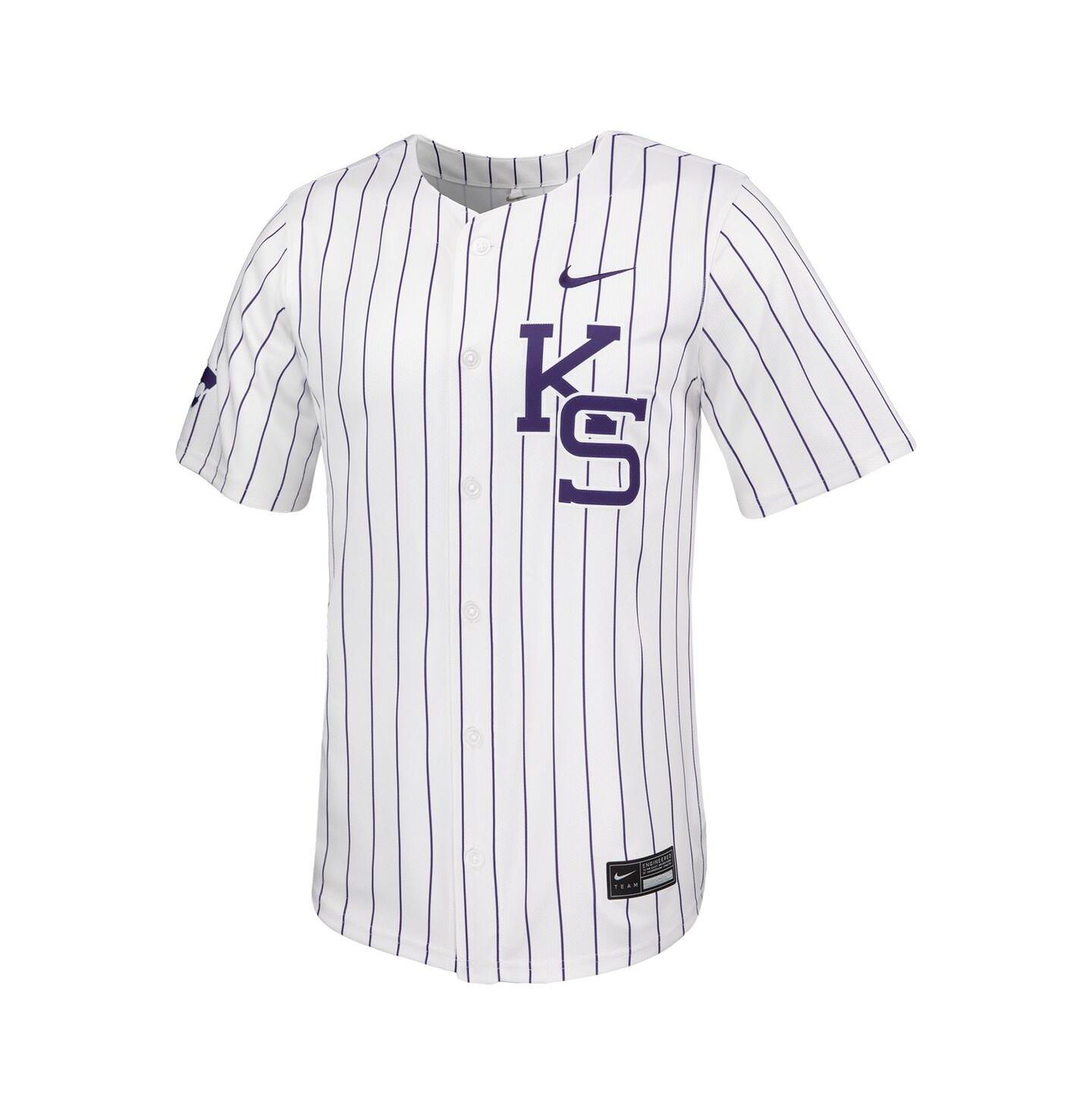 Мужской топ Nike White Kansas State Wildcats Limited Baseball Jersey — фото 3