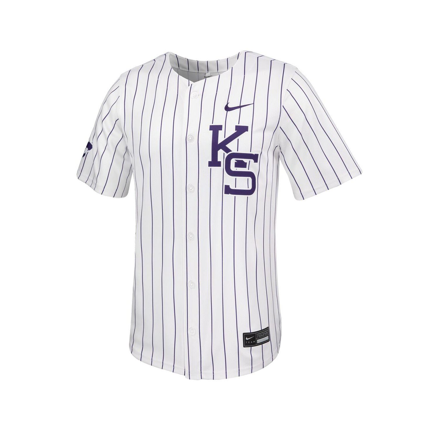Men's White Kansas State Wildcats Limited Baseball Jersey
