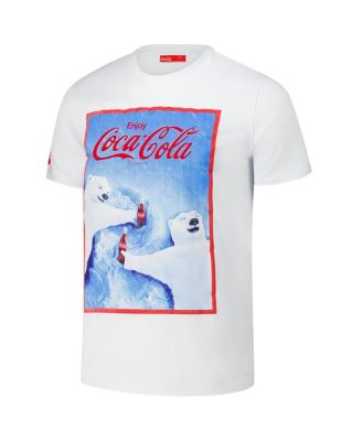 Men's White Coca-Cola Snow Angels T-Shirt