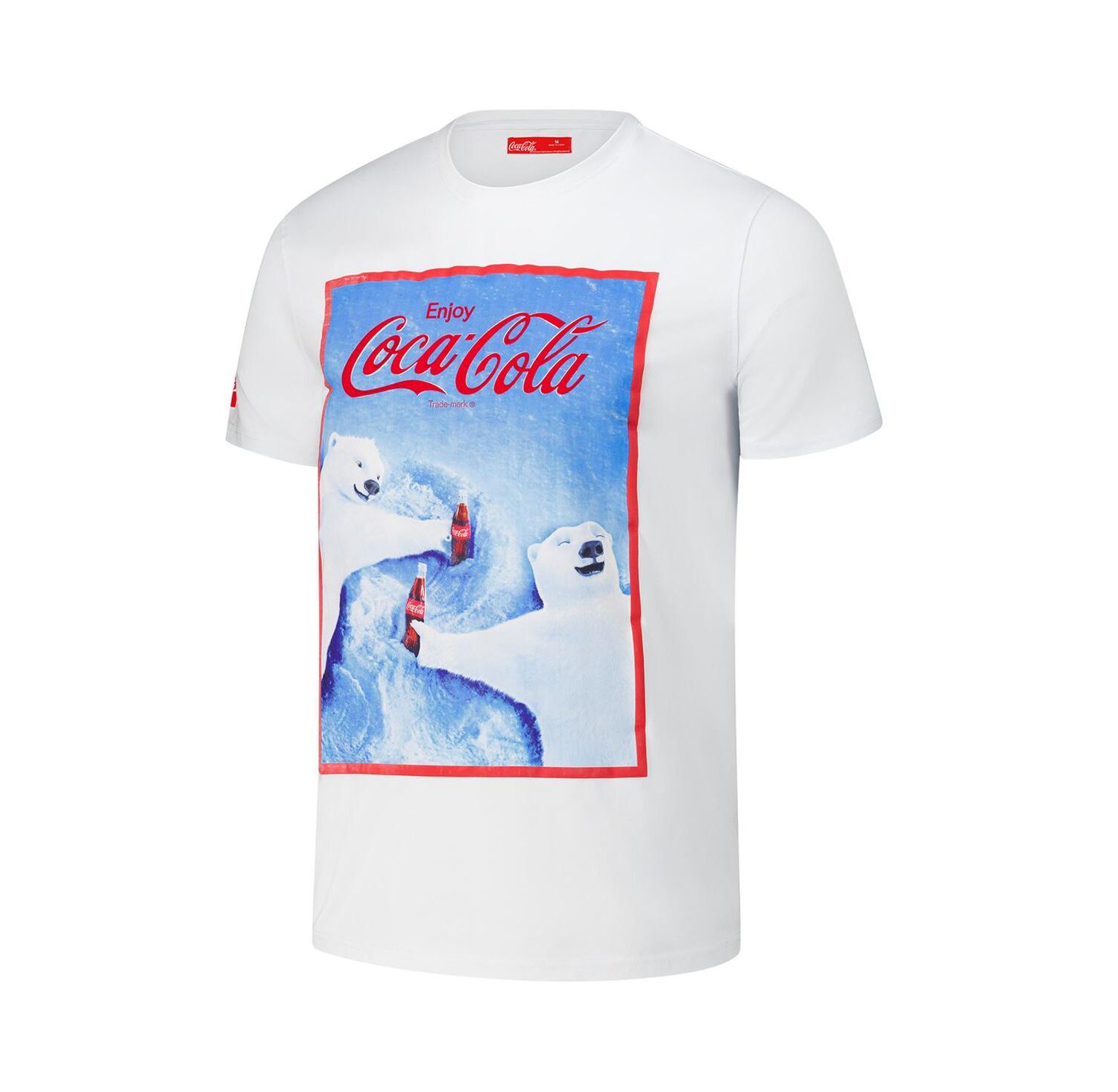 Men's White Coca-Cola Snow Angels T-Shirt