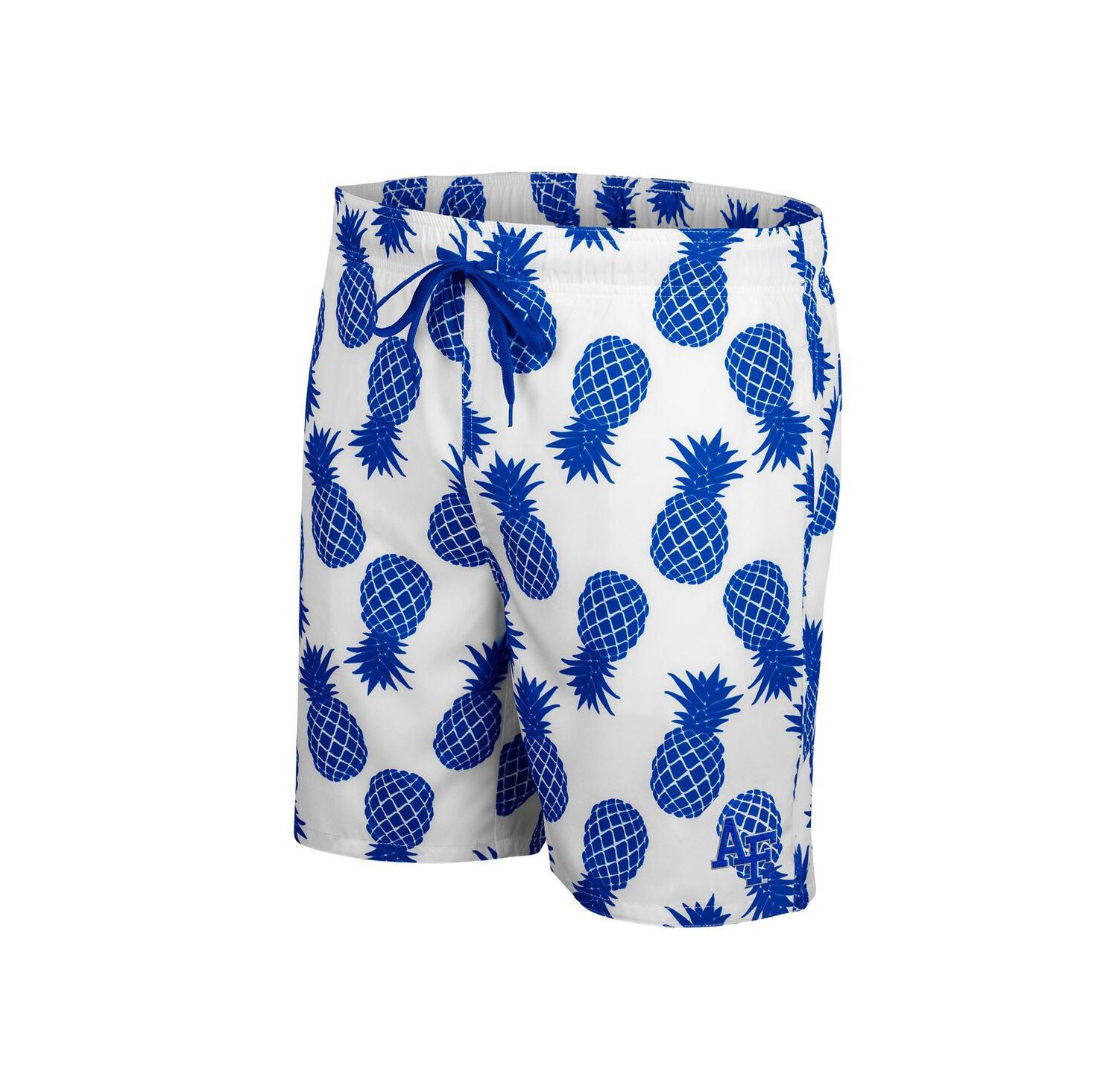 Men's White Air Force Falcons Pineapples Swim Shorts