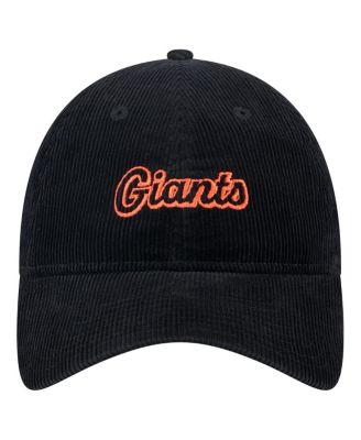 Women's Black San Francisco Giants Corduroy 9TWENTY Adjustable Hat