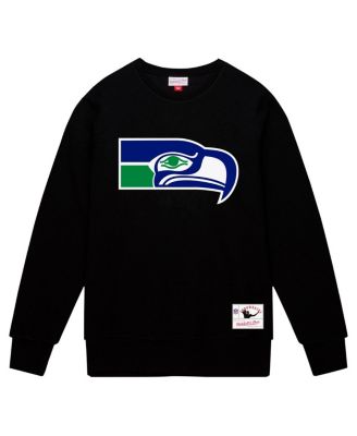 Men's Black Seattle Seahawks Basic Fleece Pullover Sweatshirt