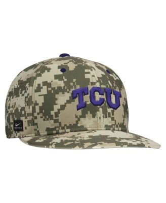 Men's Digital Camo TCU Horned Frogs On-Field Baseball Performance Fitted Hat