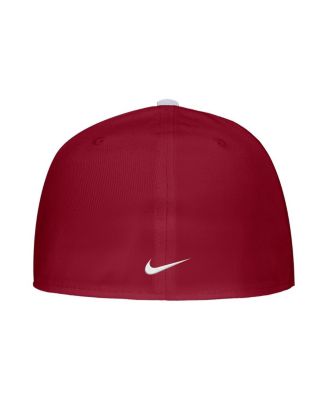 Men's Crimson Washington State Cougars On-Field Baseball Performance Fitted Hat