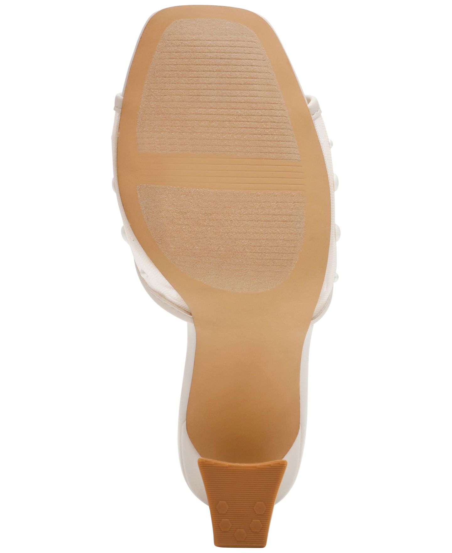 Женские сандалии DV Dolce Vita Yossi Pearl Mesh Slide Dress Sandals, цвет: Слоновая кость жемчужный — фото 5