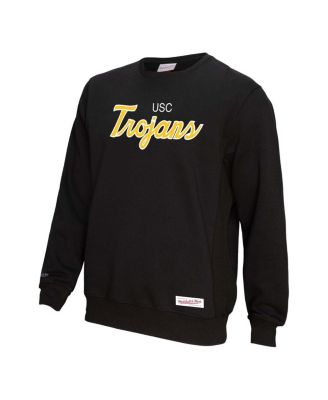 Men's Black USC Trojans Elite Script Pullover Sweatshirt