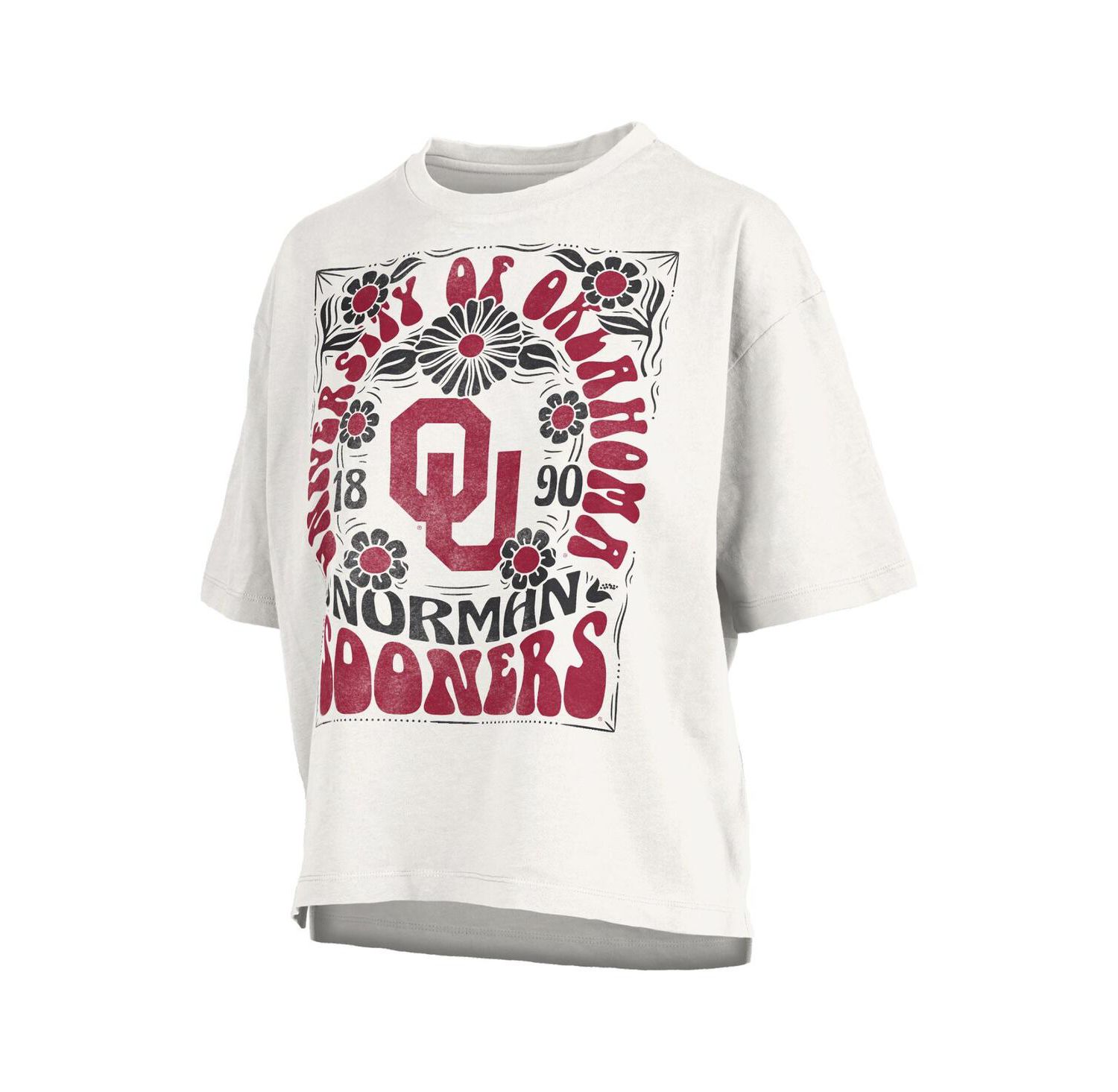 Women's White Oklahoma Sooners Harmony Oversized T-Shirt