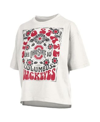 Women's White Ohio State Buckeyes Harmony Oversized T-Shirt