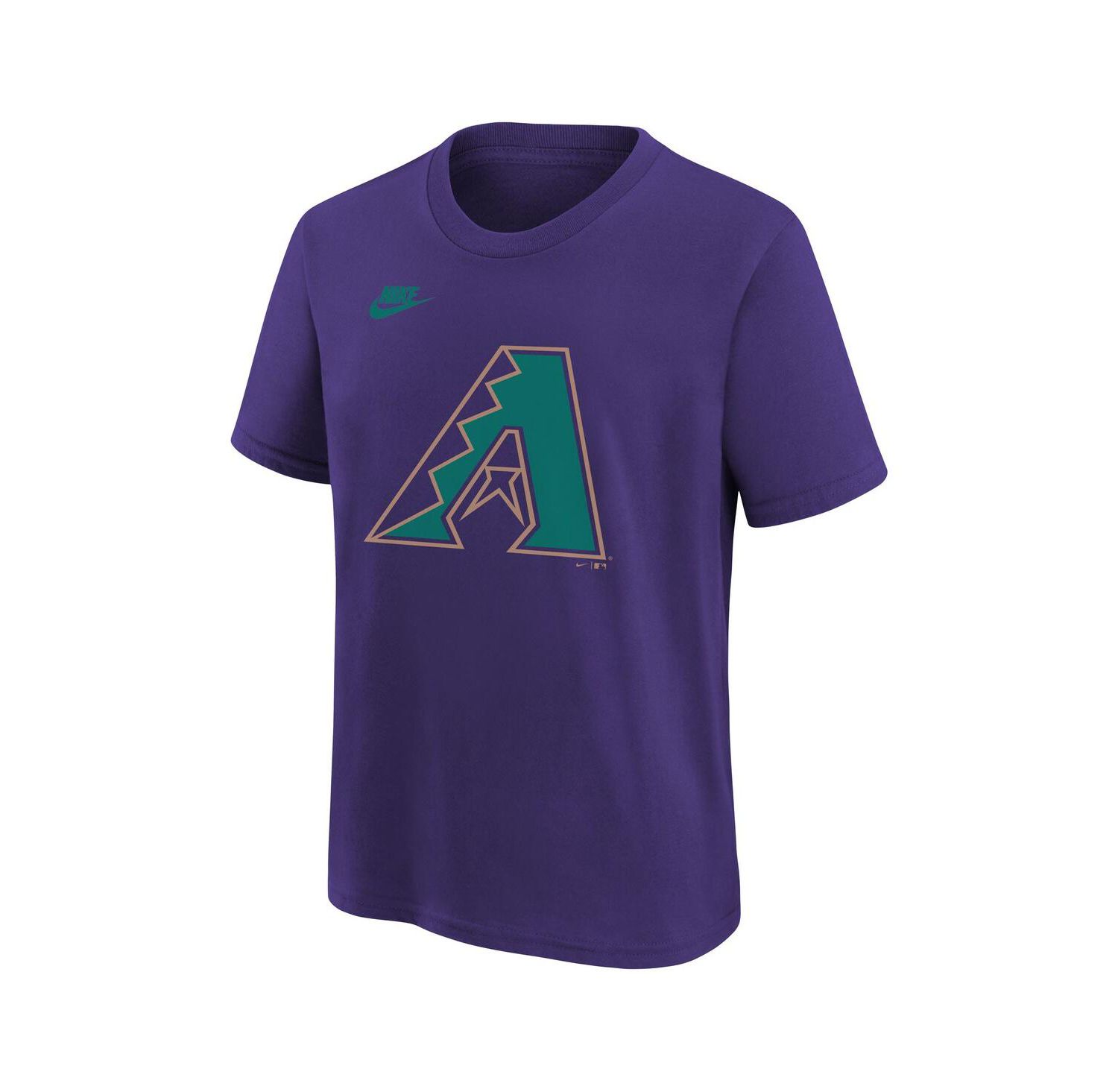Big Boys and Girls Purple Arizona Diamondbacks Team Logo T-Shirt