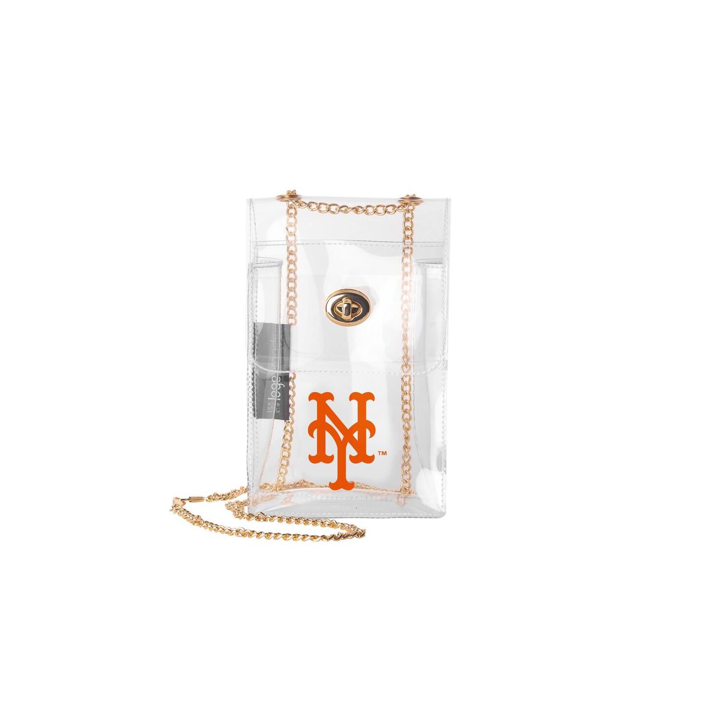 Женская сумка Logo Brands New York Mets Clear Essential Crossbody — фото 1