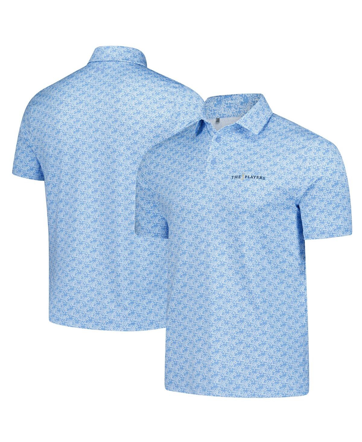 Men'sÂ Blue The Players Playoff 3.0 Golden Eagle Polo Shirt - Blue