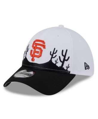 New Era - Men's White/Black San Francisco Giants 2025 Spring Training Landscape 39THIRTY Flex Hat
