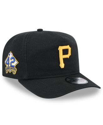 New Era - Men's Black Pittsburgh Pirates 2025 Jackie Robinson Day Golfer Adjustable Hat