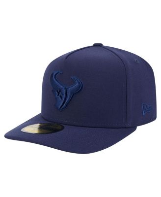 New Era - Men's  Navy Houston Texans Color Pack A-Frame 59FIFTY Fitted Hat