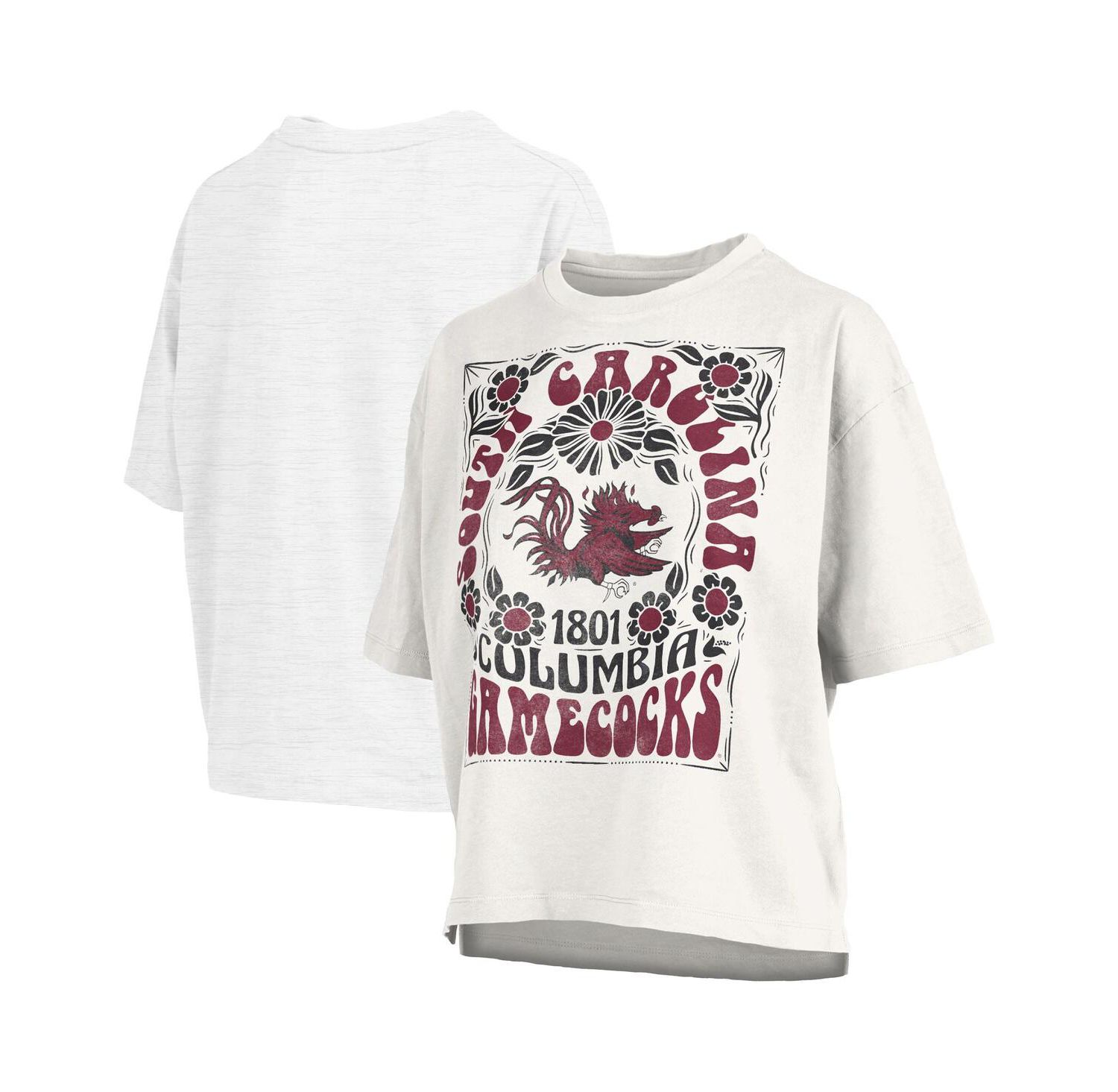Women's White South Carolina Gamecocks Harmony Oversized T-Shirt