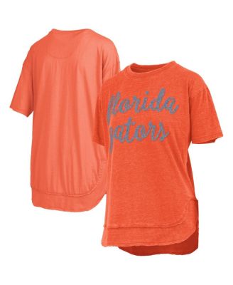 Pressbox - Women's Orange Florida Gators Poncho T-Shirt