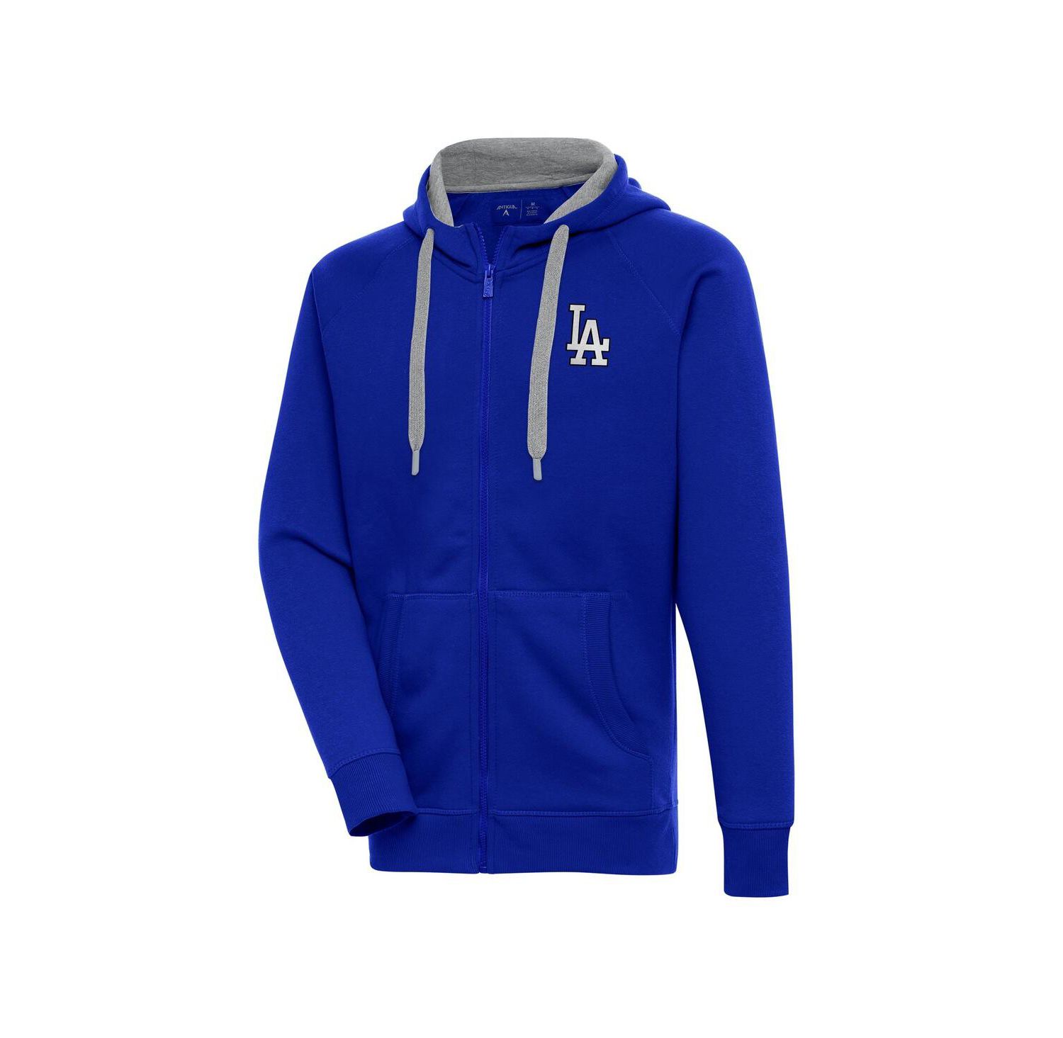 Men's Royal Los Angeles Dodgers Metallic Victory Full-Zip Hoodie