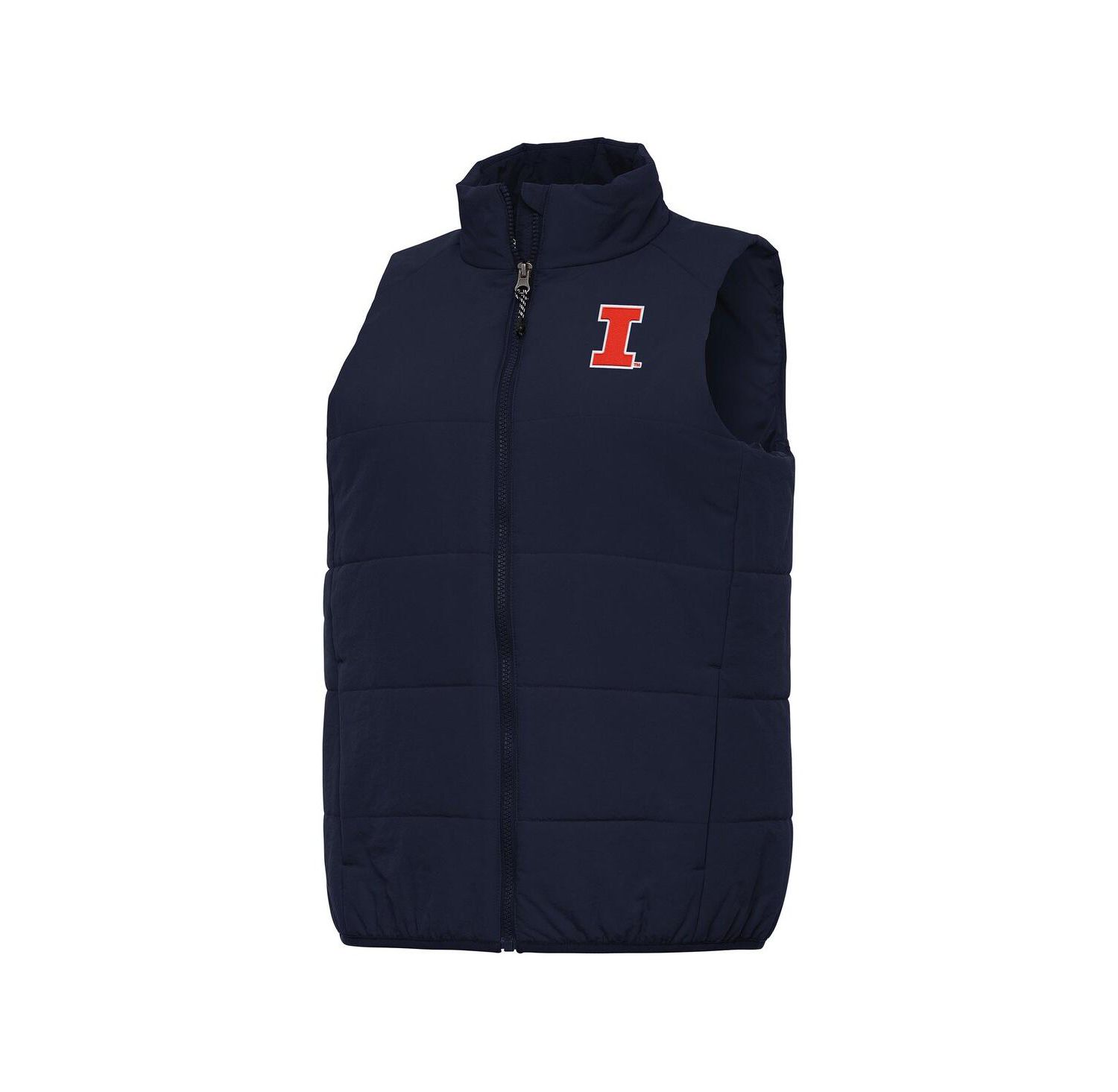 Women's Navy Illinois Fighting Illini Experience Full-Zip Vest