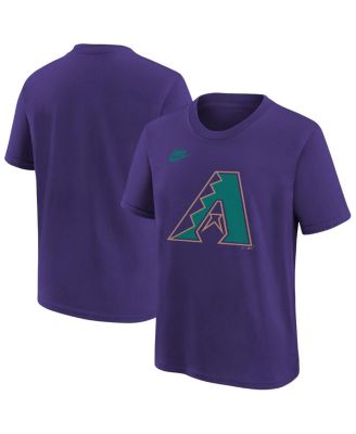 Nike - Big Boys and Girls Purple Arizona Diamondbacks Team Logo T-Shirt