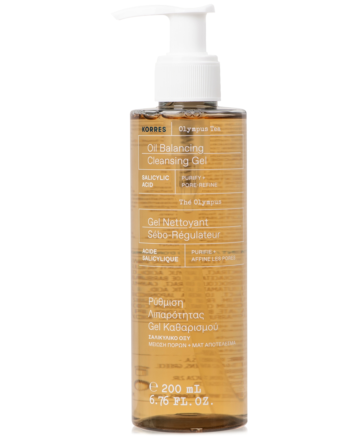 Olympus Tea Oil Balancing Cleansing Gel, 6.76 oz.