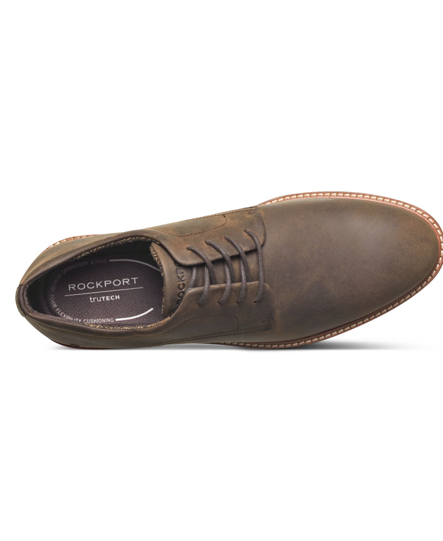 Rockport Men's Cedric Dress Lace Up Oxford, цвет: Средний коричневый — фото 4