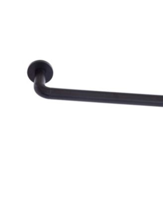 Wrap Around Room Darkening Grommet Curtain Rod - Adjustable Telescoping - Sturdy Rustproof Pipe 1" Diameter for Heavier Blackout Drapes