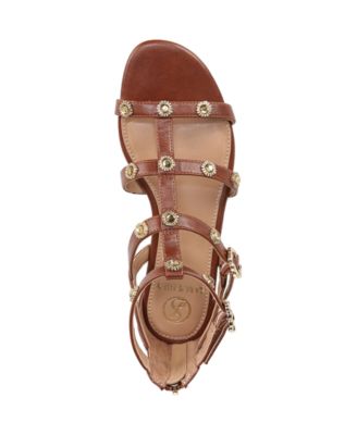 Women's Rhonda Studded Gladiator Flat Sandals