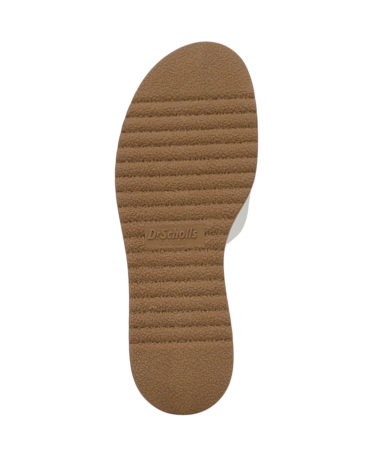 Shop Dr. Scholl's Women's Icon Now Round Toe Slide Sandals In White Faux Leather