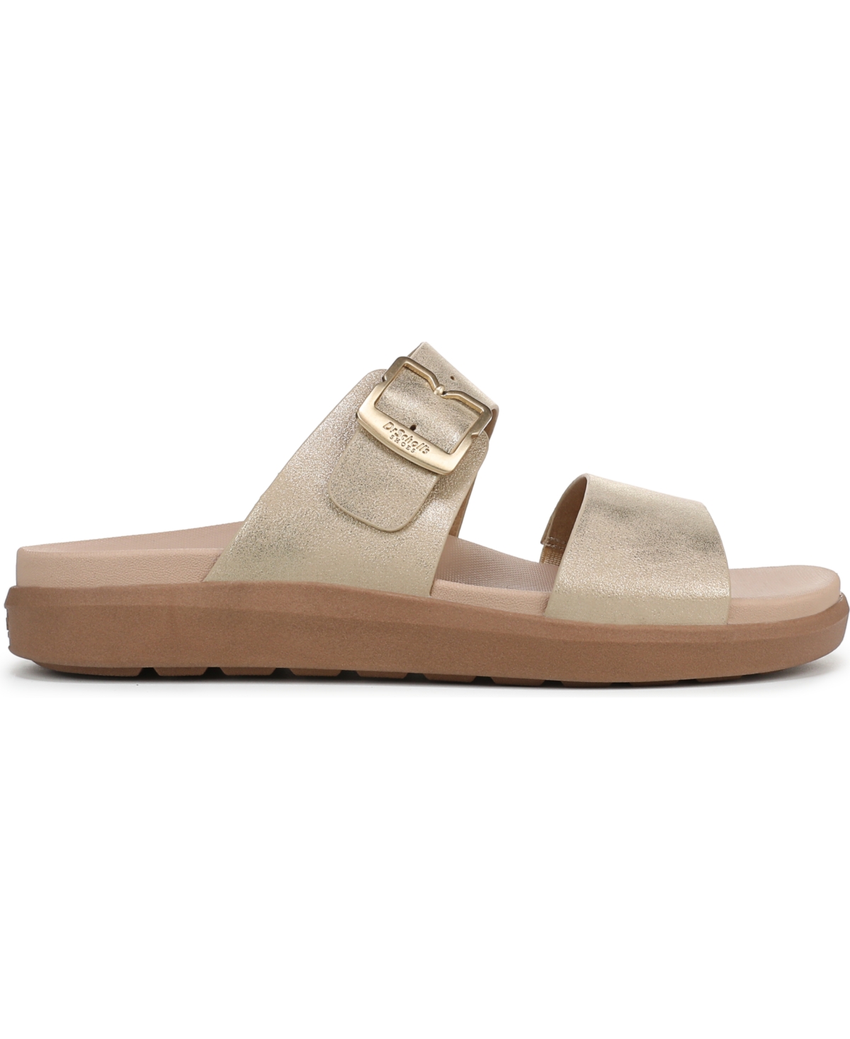 DR. SCHOLL'S WOMEN'S ALL TIME ROUND TOE SLIDE SANDALS 
