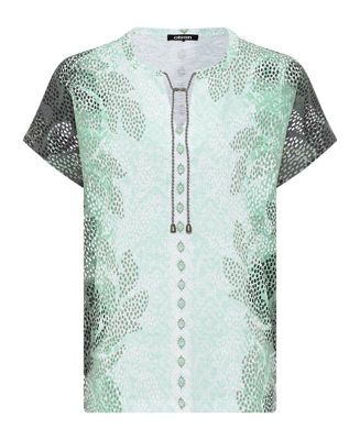 Women's Panneaux Print Tunic T-Shirt