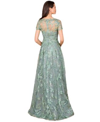 Women's Tonal Lace Ballgown
