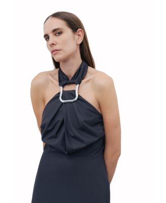 Women's Halter Neck Midi Dress