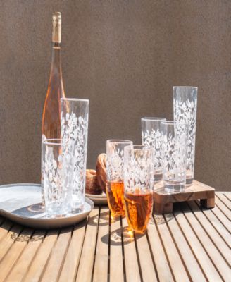 Stax Optic Twist Jumbo Glasses, Set of 6