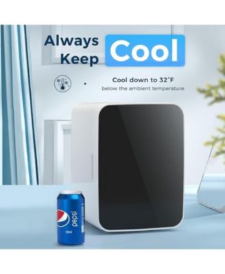 10L Mini Fridge — Compact Cosmetic & Snack Cooler for Skincare, Makeup, Drinks
